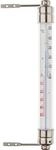 TFA Fenster-Thermometer mit drehbarem Metallhalter Wei&szlig;