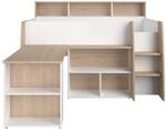 Vente-unique Bettkombination Apolino Naturfarben Hell Wei&szlig; 208.4 cm