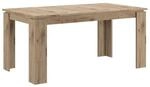 ebuy24 Titan Esstisch 160/200 cm inkl Zusatzplatten Eiche Dekor