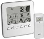 TFA Funk-Wetterstation Quadro Silber inkl. Sensor