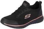 Skechers Arbeitsschuhe Squad SR Damen OB Gr. 35 Rose-Schwarz
