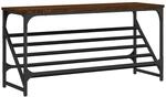 vidaXL Schuhregal Braun Eichen-Optik 90x30x45 cm Holzwerkstoff 833422