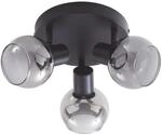 Lindby Strahler Hedvig 10017632 Modern in Schwarz aus Metall 3-flammig E14