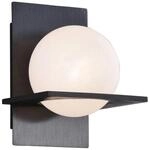 Lucande Wandleuchte Wandlampe Innen Kulka 10020441 Modern in Schwarz aus Metall