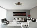 Globo LED-Deckenleuchte Kendra 1-flammig Schwarz matt 600 x 150 x 100 mm