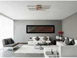 Globo LED-Deckenleuchte Kendra 1-flammig Schwarz matt 800 x 200 x 115 mm