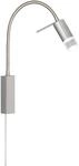 Fischer & Honsel LED-Wandspot flex River Nickelfarben hell 40 cm