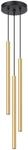 Sollux Lighting Pendelleuchten Pastelo 3P glanzGold