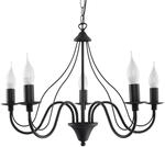 Sollux Lighting Kronleuchter Minerwa 5 Schwarz