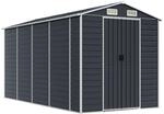 vidaXL Ger&auml;tehaus Anthrazit 191x385x198 cm Verzinkter Stahl 1847622