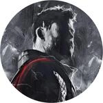 Komar Vliesfototapete Dot Avengers Painting Thor selbstklebend &Oslash; 125 cm