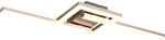 Reality LED Deckenleuchte Viale 54,4 cm x 5 cm x 16 cm Nickel Matt