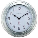 NeXtime Quarzwanduhr 4301BR Poppy Silber
