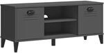 vidaXL Schuhbank VIKEN Anthrazit 106x35x45 cm Holzwerkstoff 374934