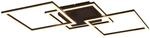 Reality LED-Deckenleuchte Trail 1-flammig Schwarz Matt 52,6 cm x 52,6 cm
