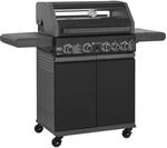 Juskys BBQ Gasgrill Savannah mit 4 Brennern & 1 Seitenbrenner