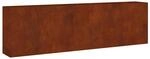 vidaXL Hochbeet 280x40x80 cm Cortenstahl 824528