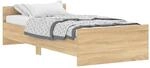 vidaXL Bettgestell Sonoma-Eiche 100x200 cm Holzwerkstoff Modell 21909584