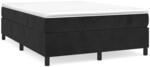 vidaXL Boxspringbett Schwarz 140x200 cm Samt1398522