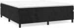 vidaXL Boxspringbett Schwarz 180x200 cm Samt1400144
