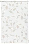 Gardinia EasyFix Rollo Dekor Scandinavian 45 cm x 150 cm Wei&szlig;/Natur