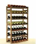 PROREGAL Weinregal Pinotwine HxBxT 102 x 63 x 25 cm 42 Flaschen Massives Kiefernholz