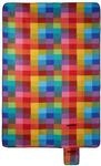 Relaxdays Picknickdecke Polyester Aluminium Bunt Kariert Wasserdicht W&auml;rmeisolierend