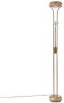 Lindby LED Stehlampe Josefin 10017423 Dimmbar Modern in Bronze aus Metall 2-flammig