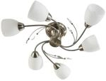 Lindby Deckenlampe Tatas 9620769 Modern in Alu aus Glas 6-flammig E14
