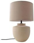 Lindby Tischlampe Thalassia 10019830 in Creme aus Keramik 1-flammig E27 Flurleuchte