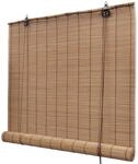vidaXL Braunes Bambusrollo 80 x 160 cm
