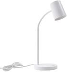 Lindby Tischlampe Radka 10019766 Modern in Wei&szlig; 1-flammig GU10 Arbeitszimmerleuchte