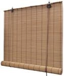 vidaXL Bambusrollo 80x220 cm Braun