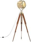 vidaXL Stehleuchte Dreibein Massivholz Mango 165 cm 286112