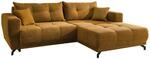 MID.YOU Wohnlandschaft Restato Goldfarben Cord
