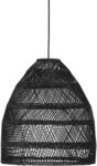 PR Home Maja H&auml;ngelampe Schwarz Rattan Outdoor IP44 36cm E27 2,5m mit Stecker
