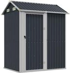 vidaXL Ger&auml;tehaus Anthrazit 192x152,5x237 cm Verzinkter Stahl 1899749