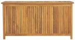 vidaXL Gartenbox 114x50x58 cm Massivholz Teak