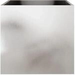 vidaXL Pflanzk&uuml;bel 2 Stk Silbern 49x47x46 cm Edelstahl 841568