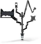 Hama Monitorhalterung f&uuml;r Streaming Setup 4 Arme h&ouml;henverstellbar schwenkbar