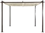 Jet-Line Gartenpavillon Kairo Light aus Alu mit Schiebedach 3 x 3 Meter in