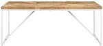 vidaXL Esstisch 180x90x76 cm Akazie und Mango Massivholz mit nat&uuml;rlichem Finish