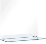 vidaXL Wandspiegel mit Regal 40x40 cm Hartglas 249436