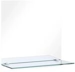 vidaXL Wandspiegel mit Regal 50x50 cm Hartglas 249437