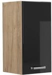 Vicco H&auml;ngeschrank R-Line H&auml;ngender K&uuml;chenschrank Schwarz Hochglanz/Goldkraft