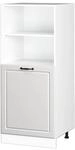 Vicco Herdumbauschrank R-Line Herdschrank Wei&szlig; Landhaus/Wei&szlig; 60 cm