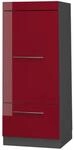Vicco Mikrowellenschrank Fame-Line Bordeaux Hochglanz/Anthrazit 60 cm