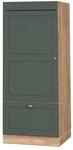 Vicco Mikrowellenschrank Fame-Line Gr&uuml;n-Gold Landhaus/Goldkraft Eiche 60 cm