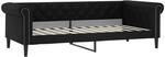 vidaXL Tagesbett Schwarz 90x200 cm Kunstleder 354226