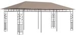 vidaXL Pavillon mit Moskitonetz 6x3x2,73 m Taupe 180 g/m2